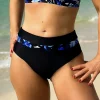 Maillot de bain Culotte - High Up - Oceanshade Blue Black - Choos-in - Villefranche sur mer