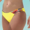 Maillot de bain Culotte - Misty - Jaune Frangipaniers - Choos-in - Villefranche sur mer