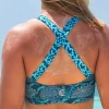 Maillot de bain Brassières - Craski - Fleurs Géo - Choos-in - Villefranche sur mer